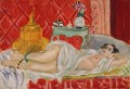 Odalisca Armonía en rojo desnudo 1926 fauvismo abstracto Henri Matisse